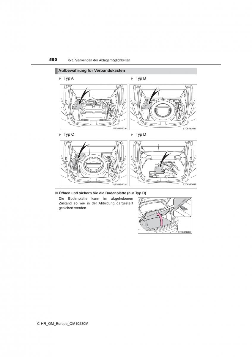 Toyota C HR Handbuch / page 590