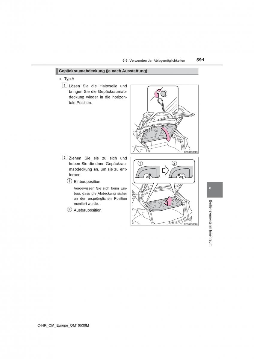 Toyota C HR Handbuch / page 591