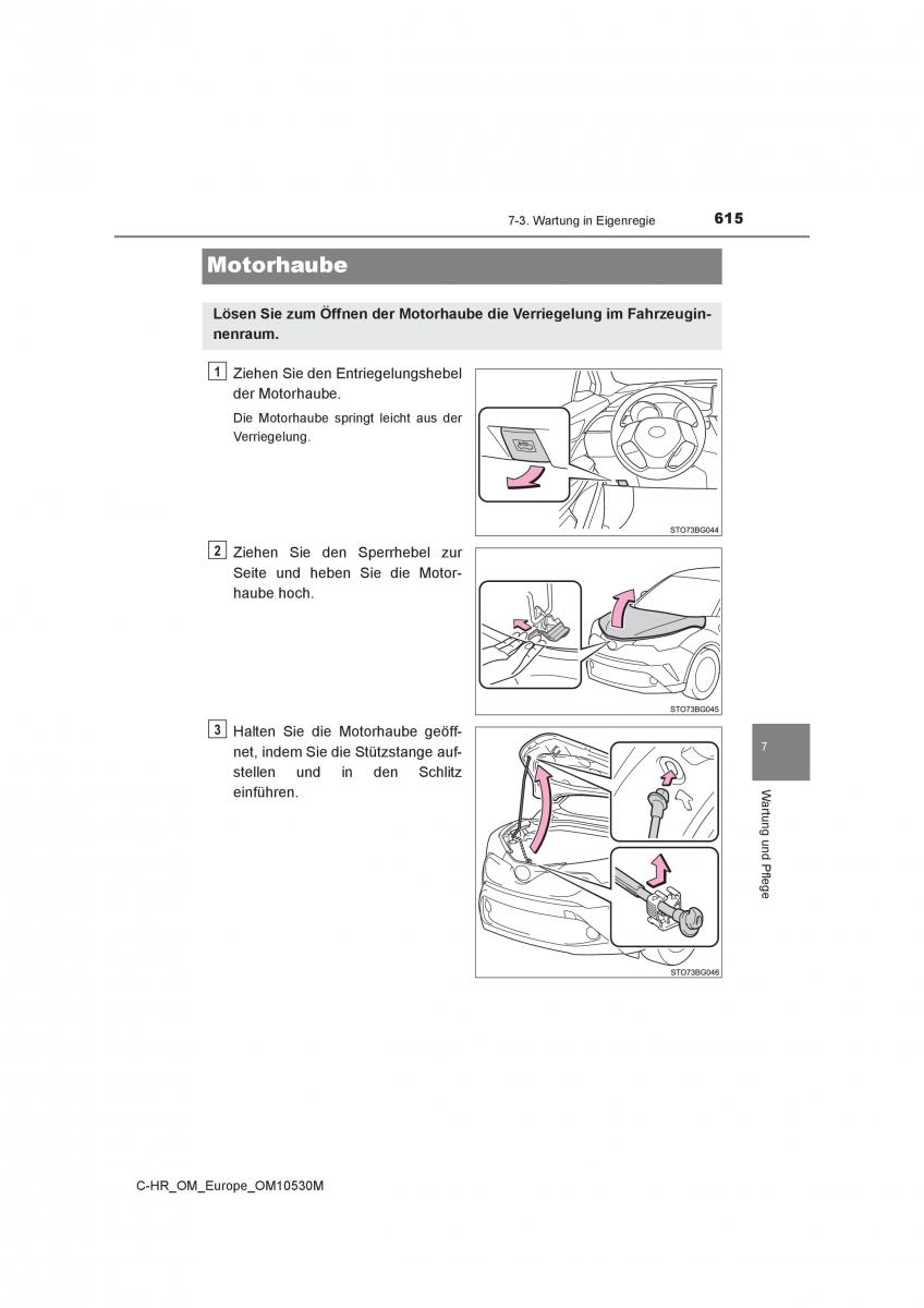 Toyota C HR Handbuch / page 615