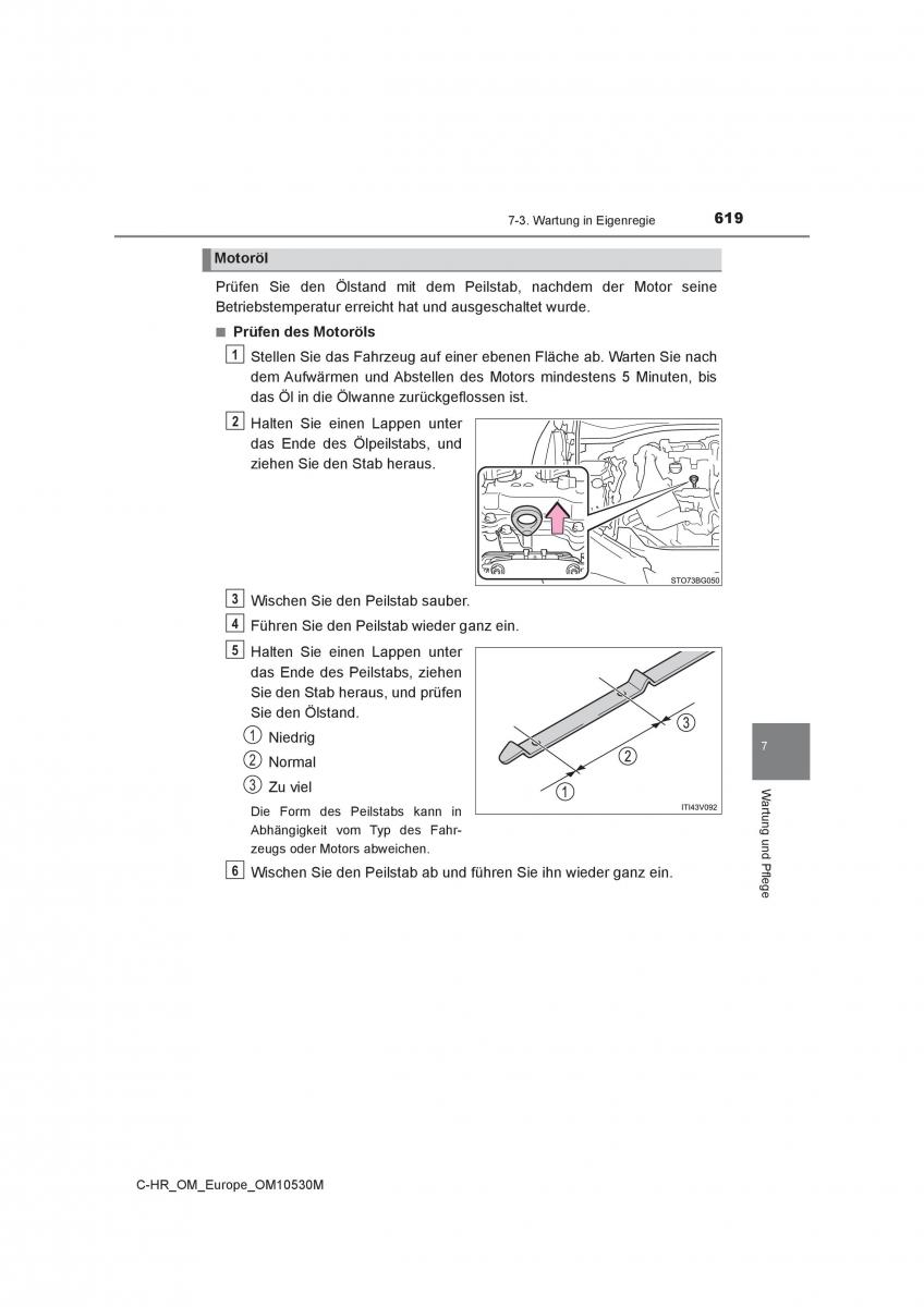 Toyota C HR Handbuch / page 619