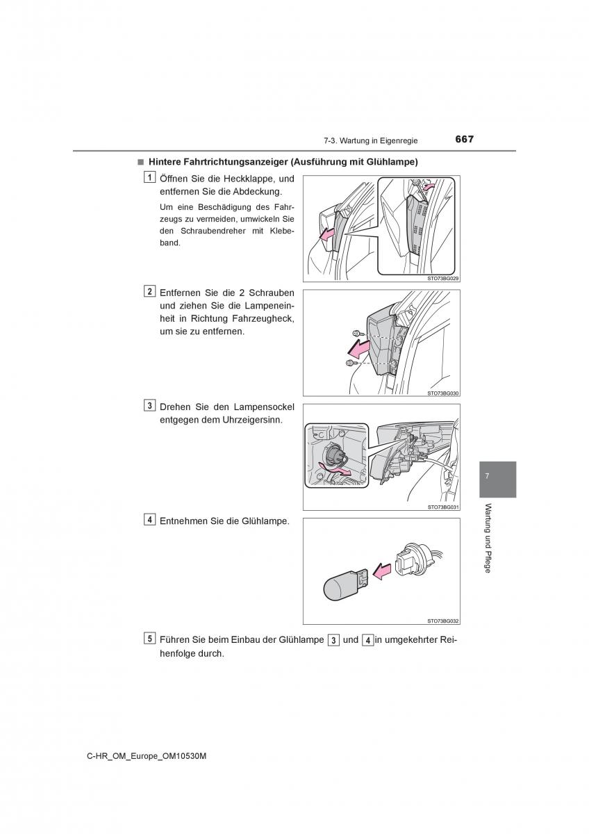 Toyota C HR Handbuch / page 667