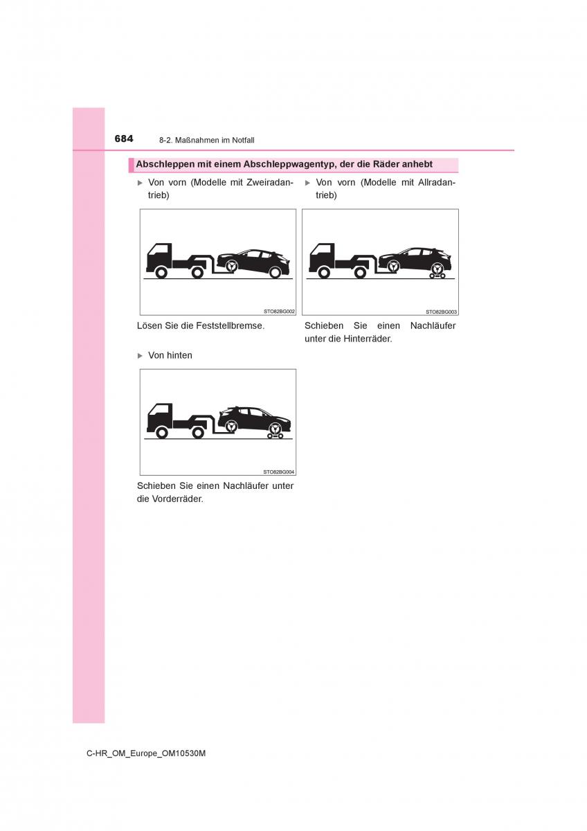 Toyota C HR Handbuch / page 684