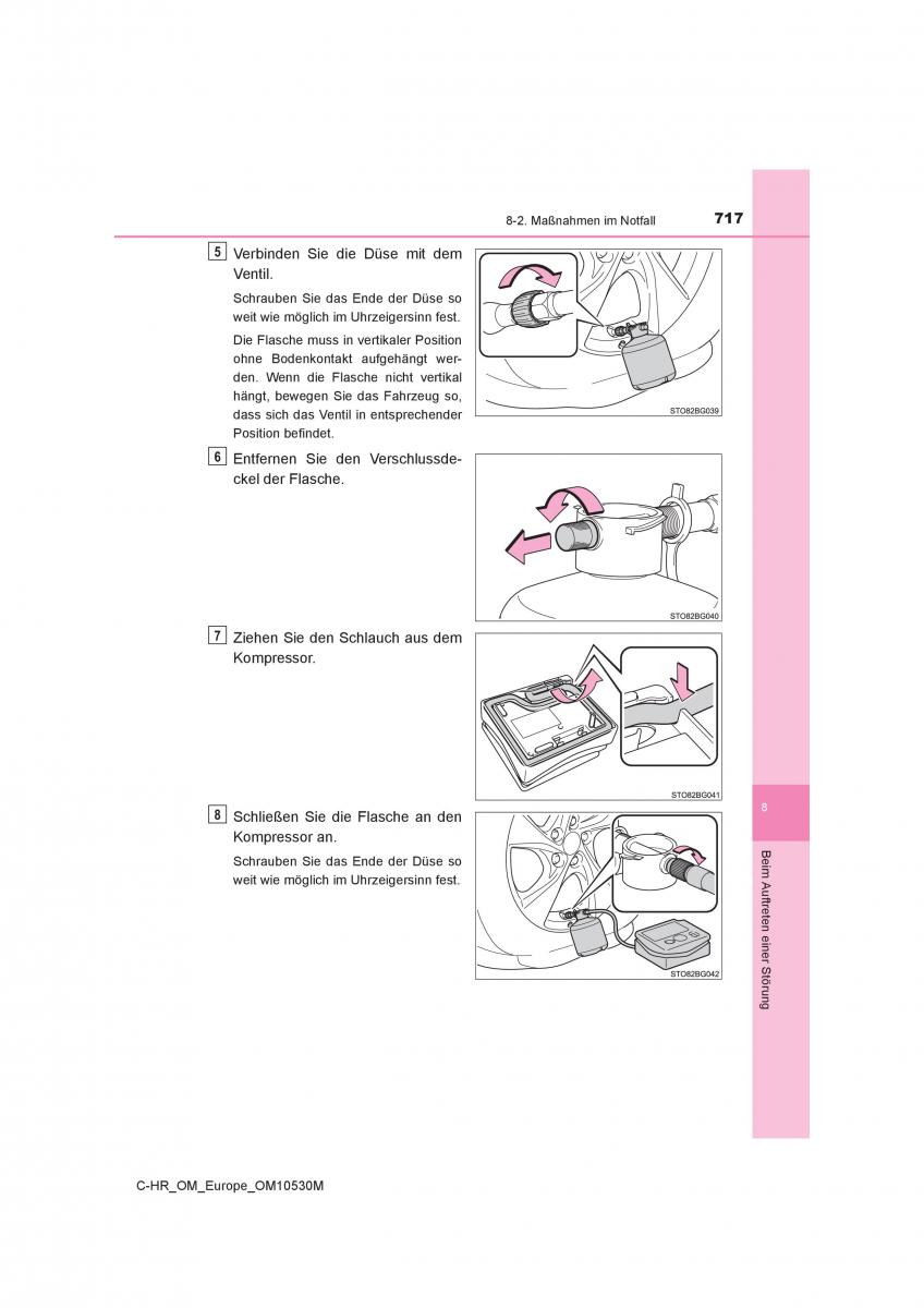 Toyota C HR Handbuch / page 717