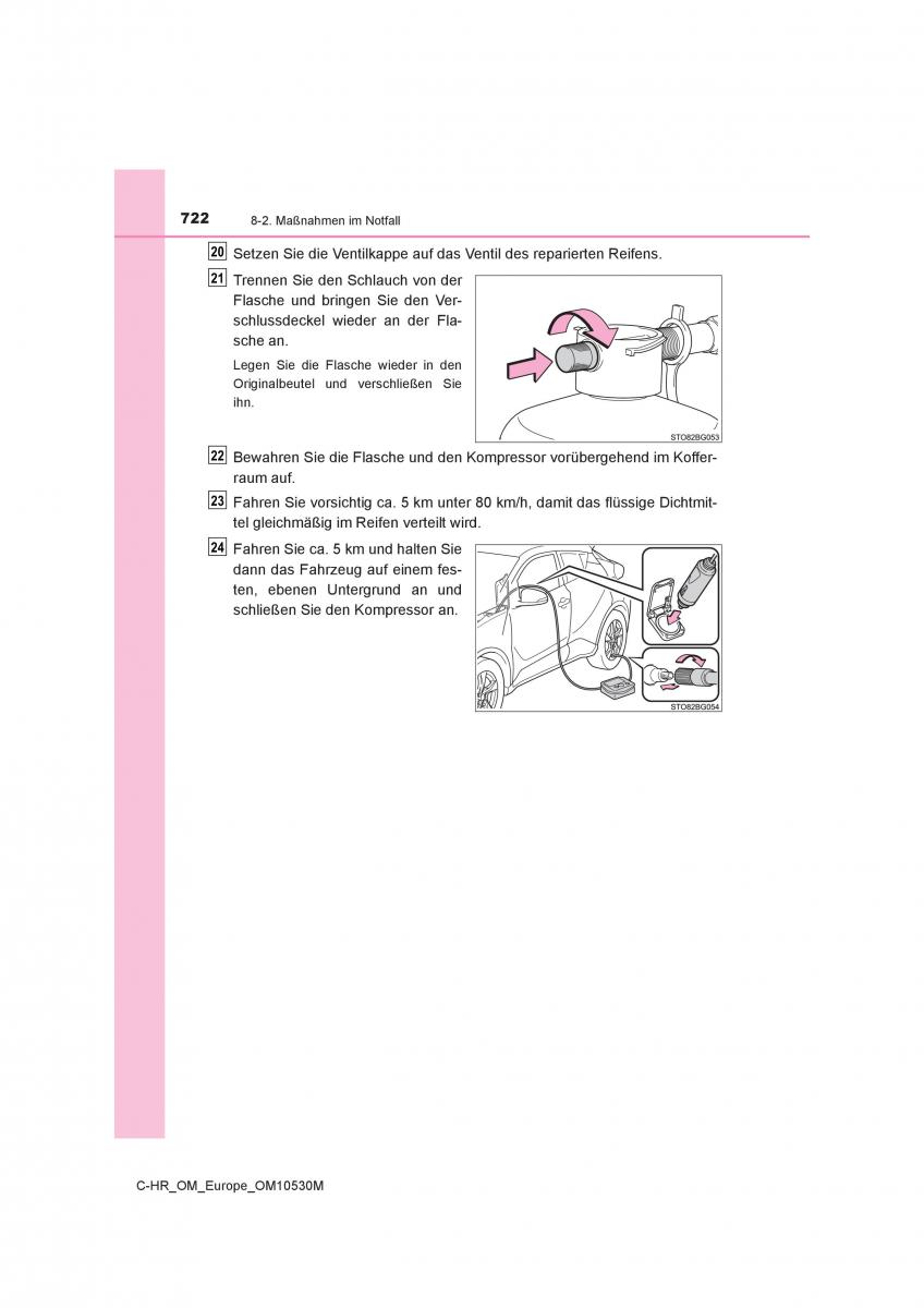 Toyota C HR Handbuch / page 722