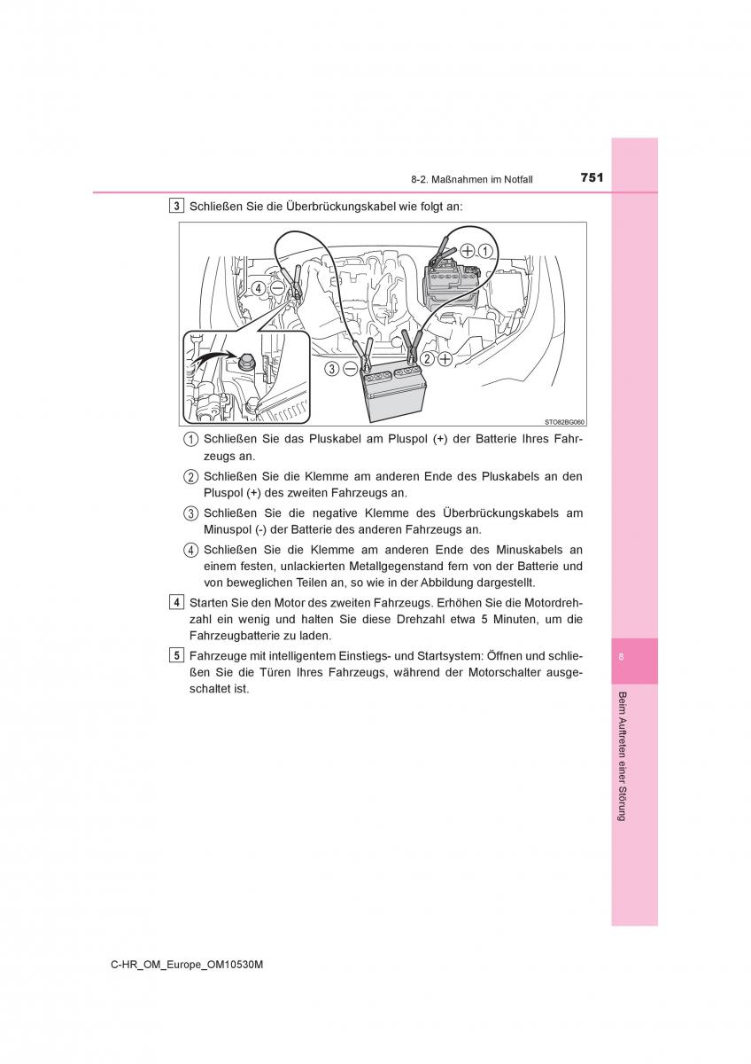 Toyota C HR Handbuch / page 751