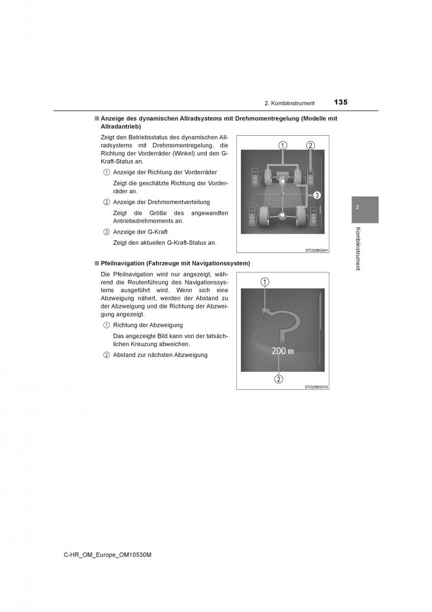 Toyota C HR Handbuch / page 135