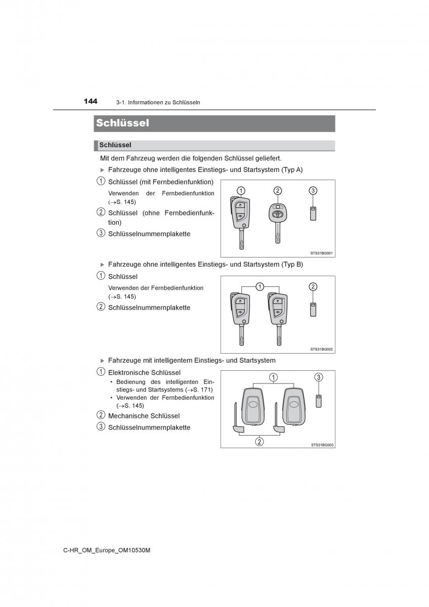 Toyota C HR Handbuch / page 144