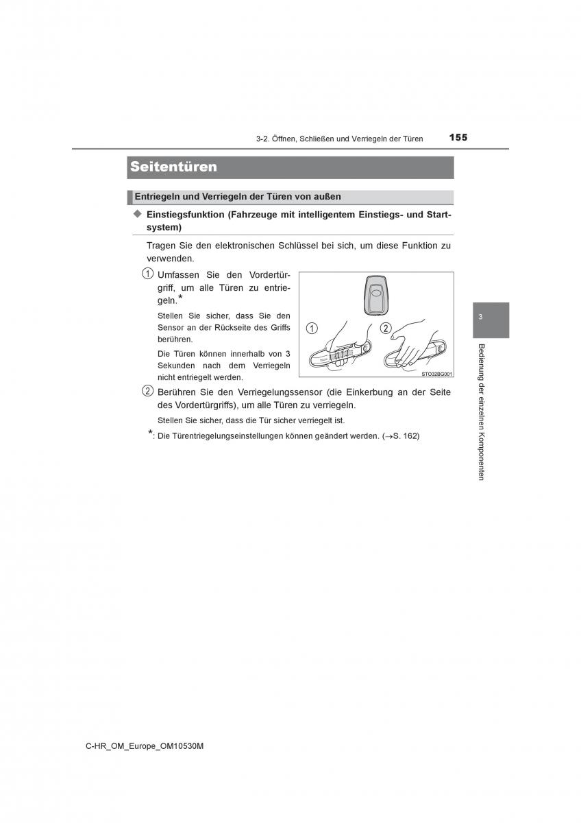 Toyota C HR Handbuch / page 155