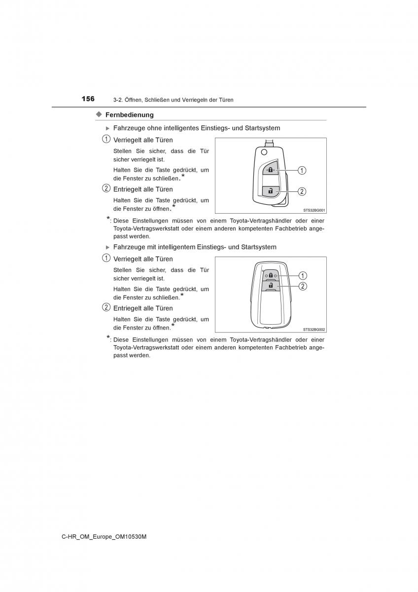 Toyota C HR Handbuch / page 156