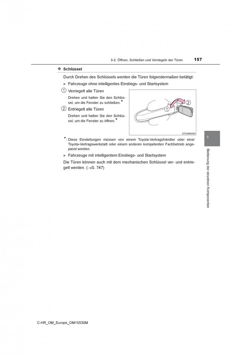 Toyota C HR Handbuch / page 157