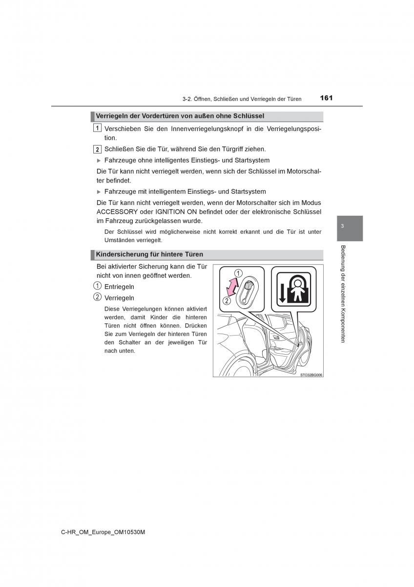 Toyota C HR Handbuch / page 161