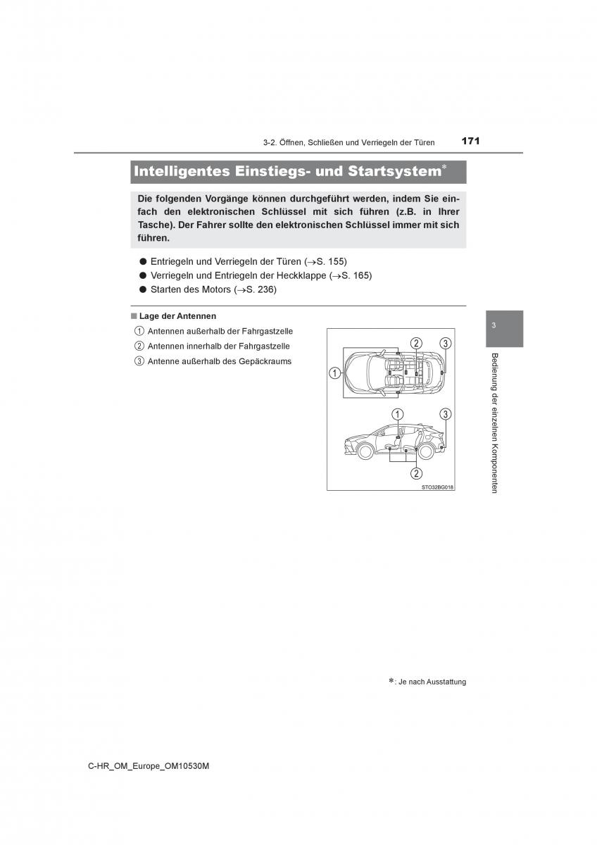 Toyota C HR Handbuch / page 171