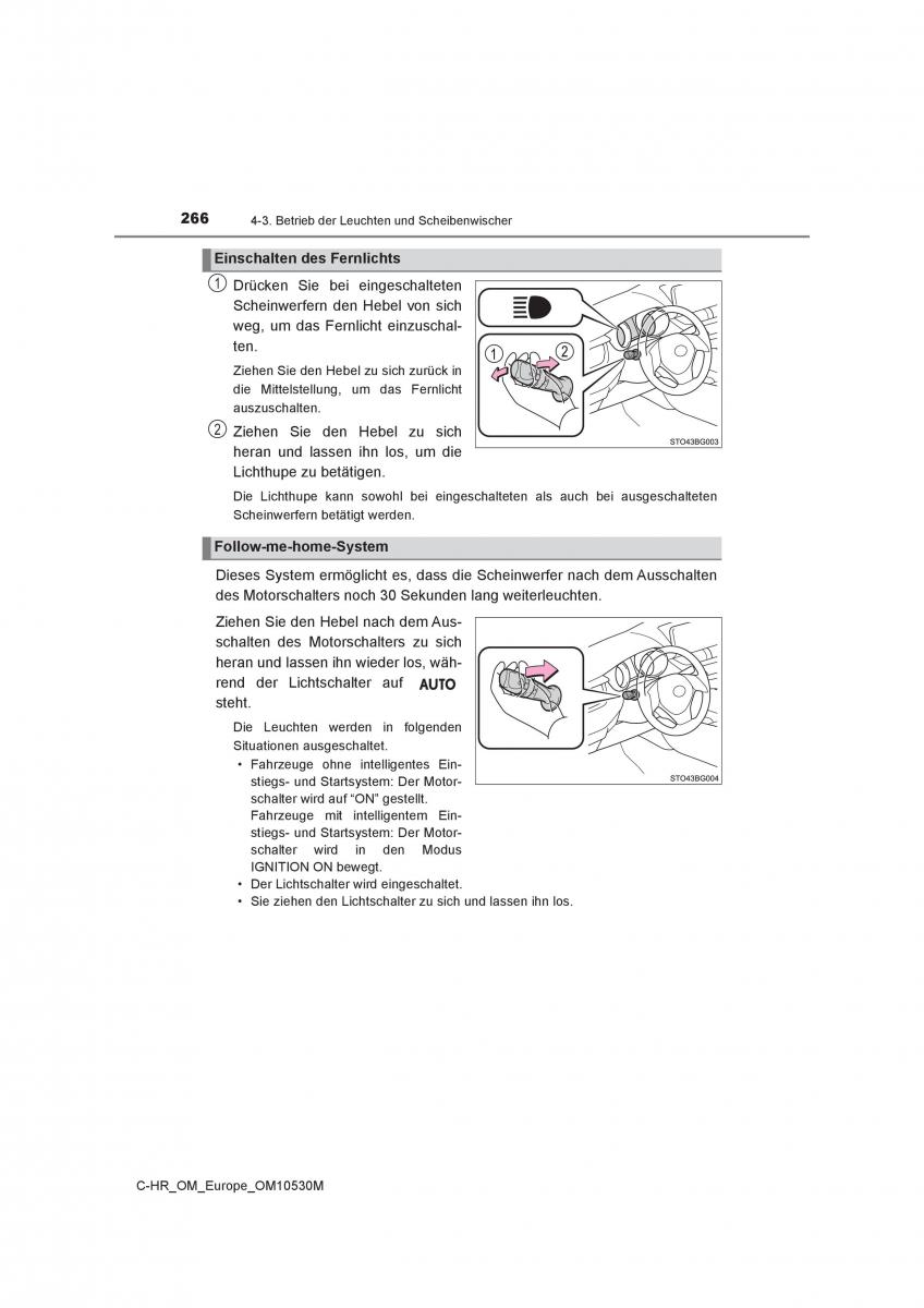 Toyota C HR Handbuch / page 266