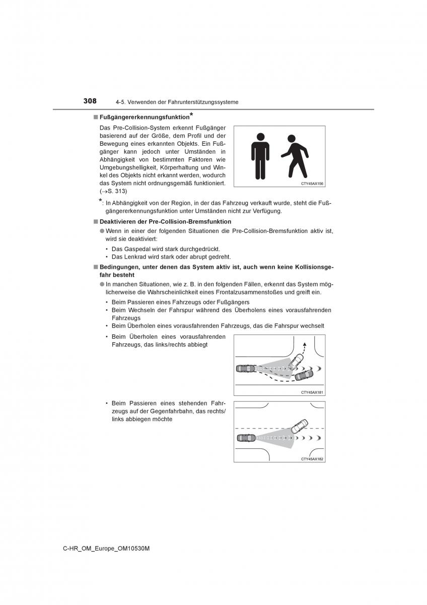 Toyota C HR Handbuch / page 308