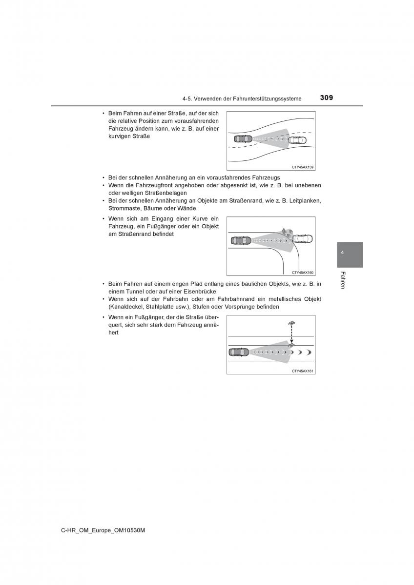 Toyota C HR Handbuch / page 309