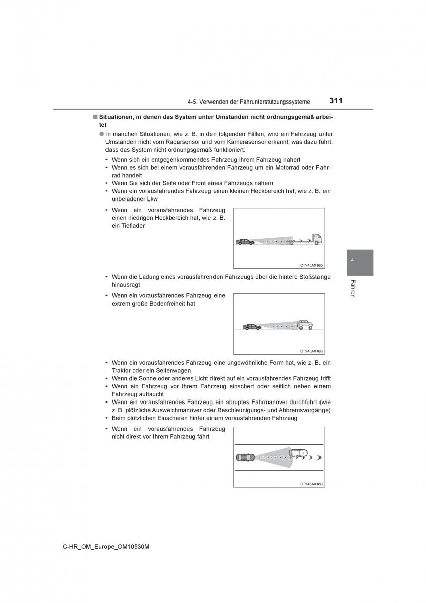 Toyota C HR Handbuch / page 311