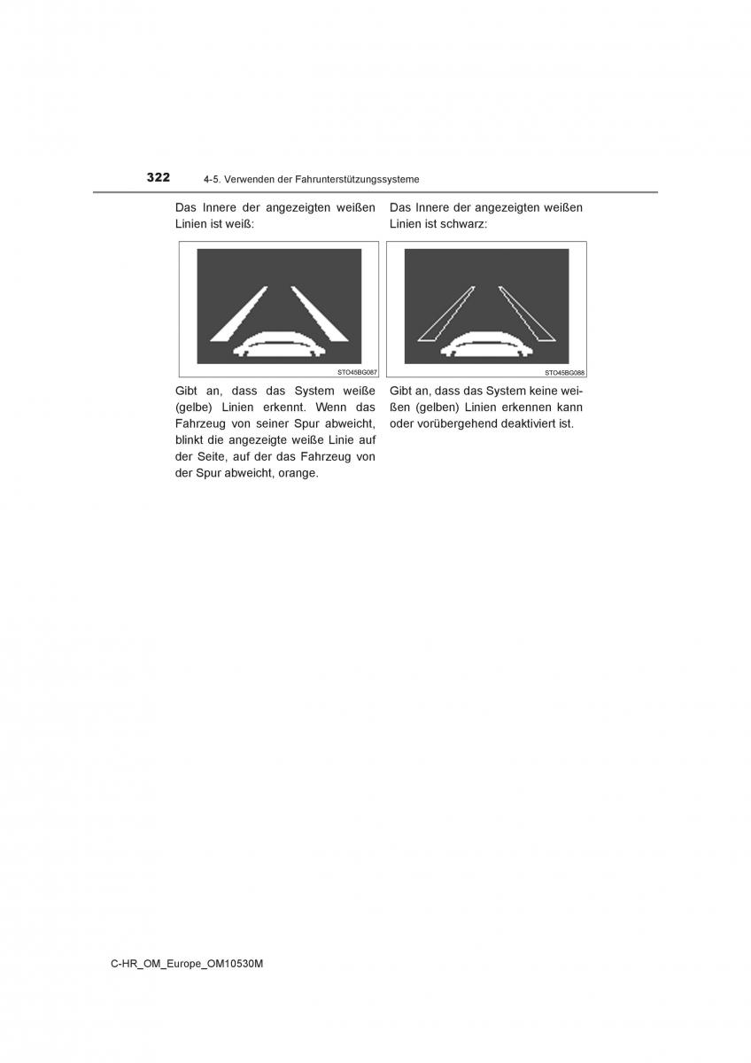 Toyota C HR Handbuch / page 322