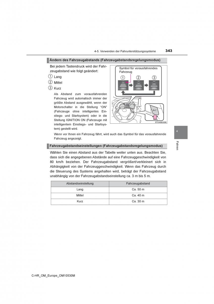 Toyota C HR Handbuch / page 343