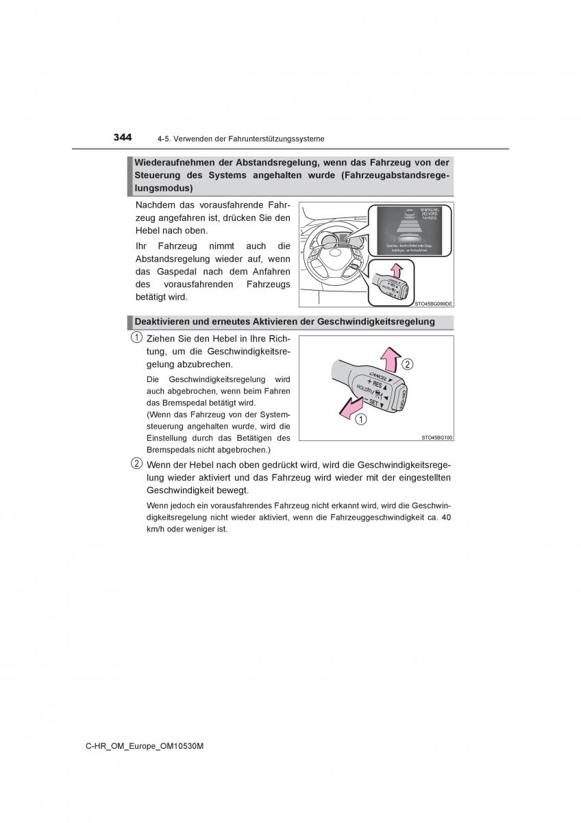 Toyota C HR Handbuch / page 344