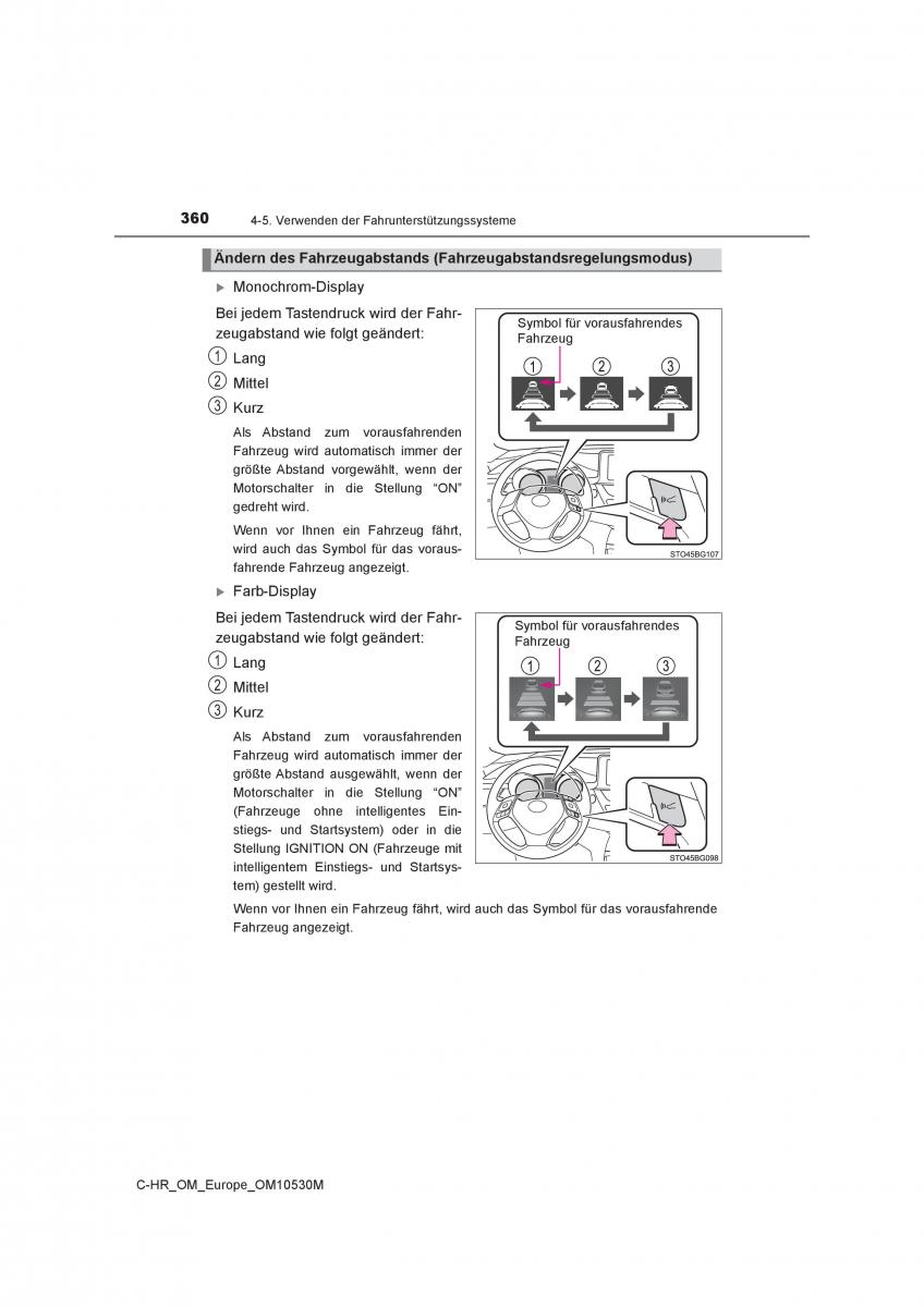 Toyota C HR Handbuch / page 360