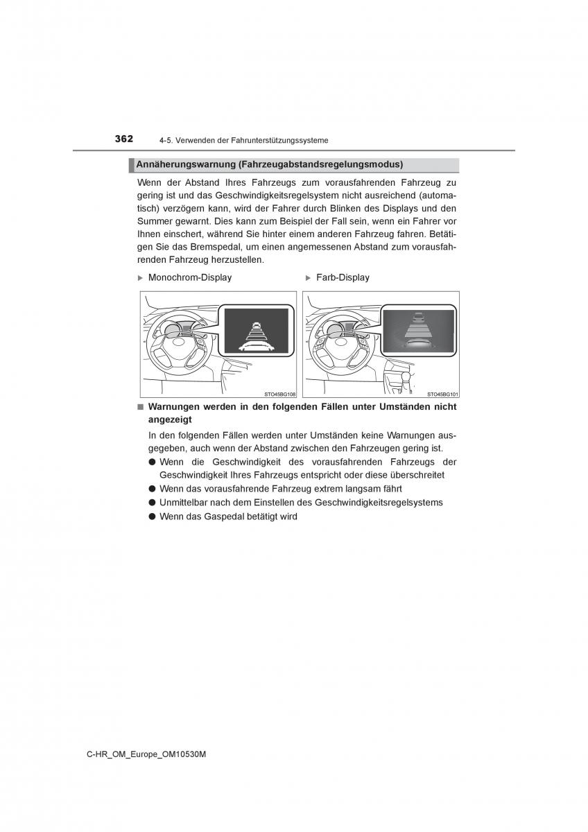 Toyota C HR Handbuch / page 362