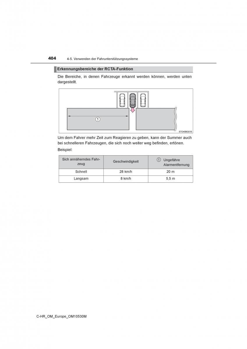 Toyota C HR Handbuch / page 404