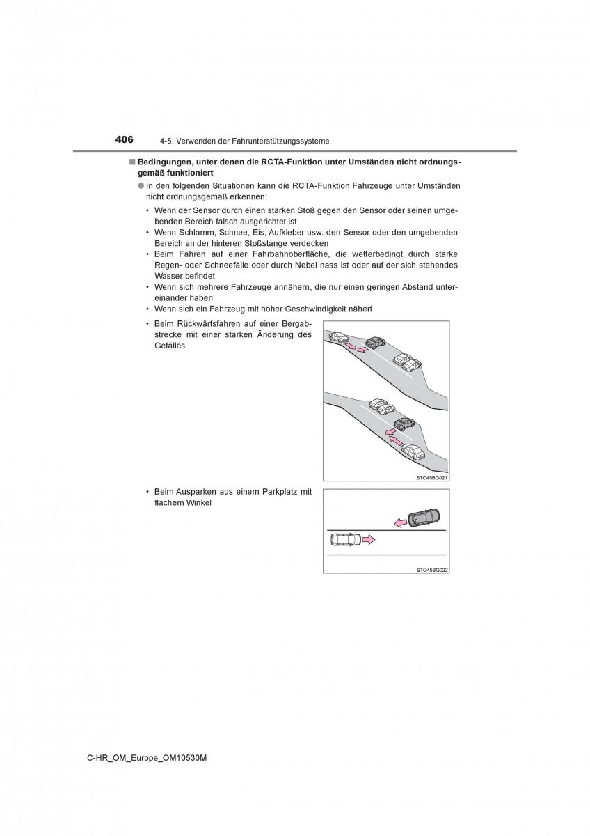 Toyota C HR Handbuch / page 406