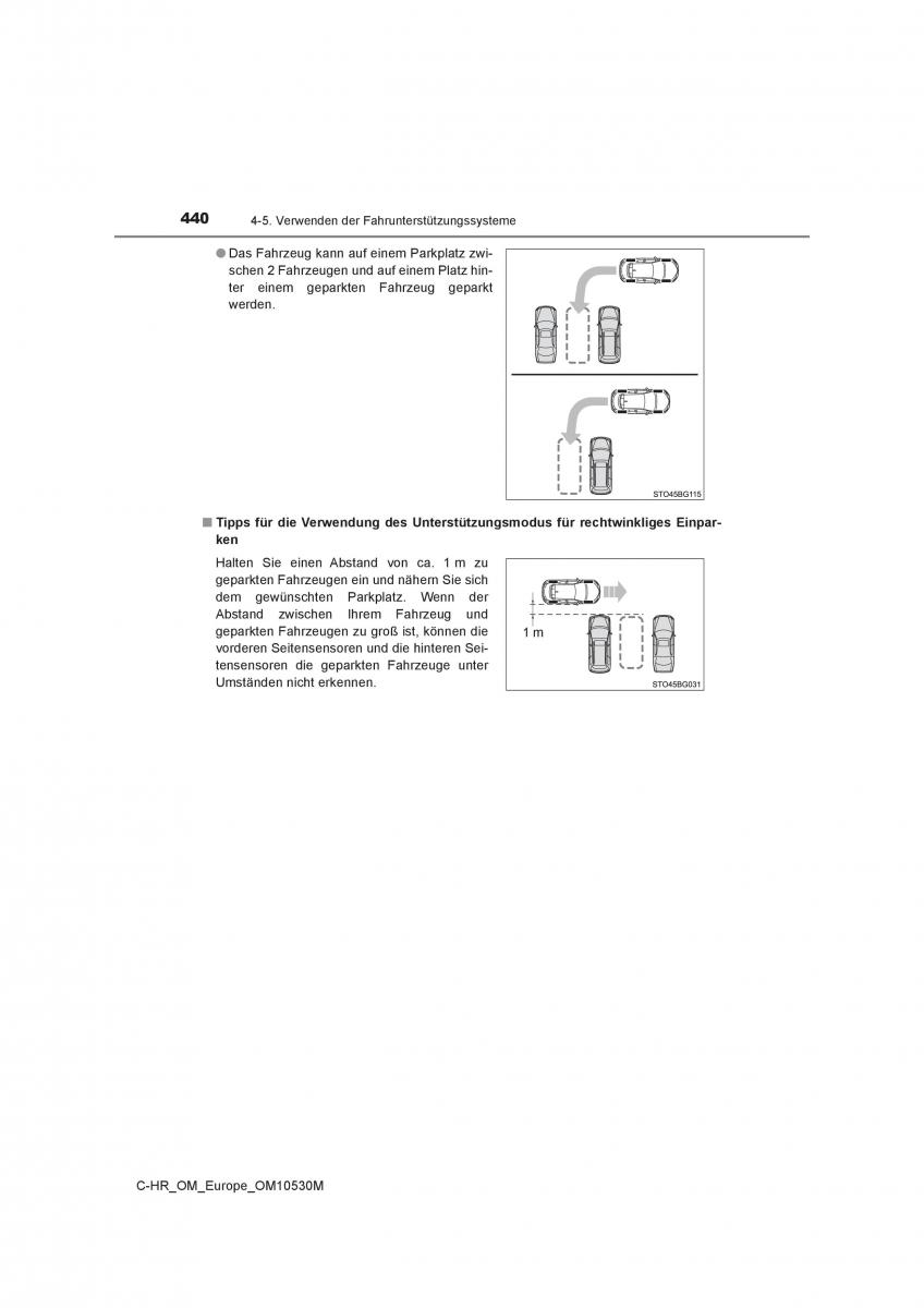 Toyota C HR Handbuch / page 440