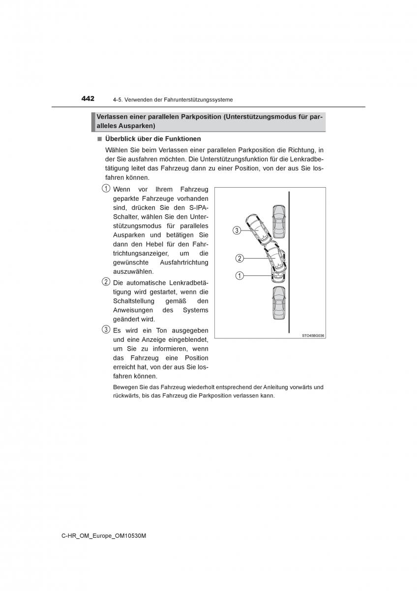 Toyota C HR Handbuch / page 442