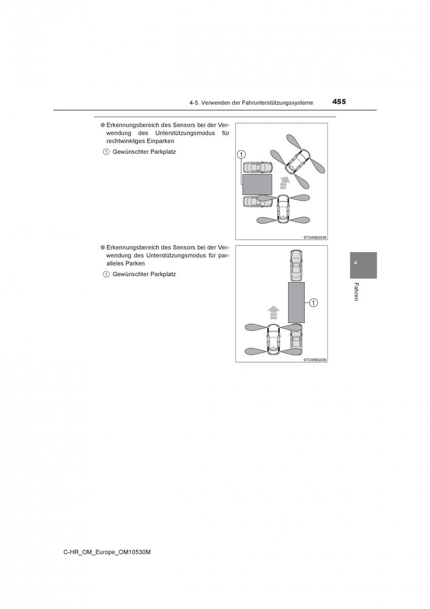 Toyota C HR Handbuch / page 455