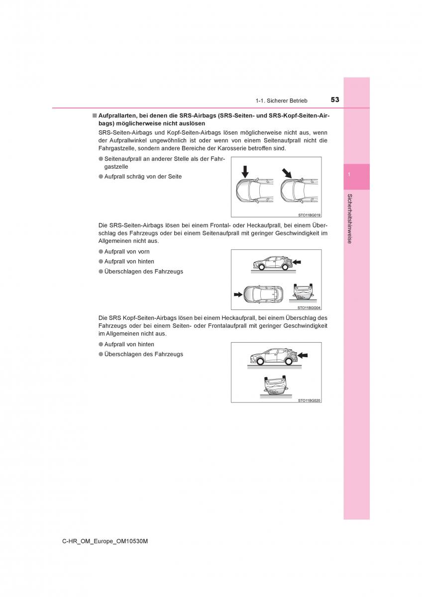 Toyota C HR Handbuch / page 53