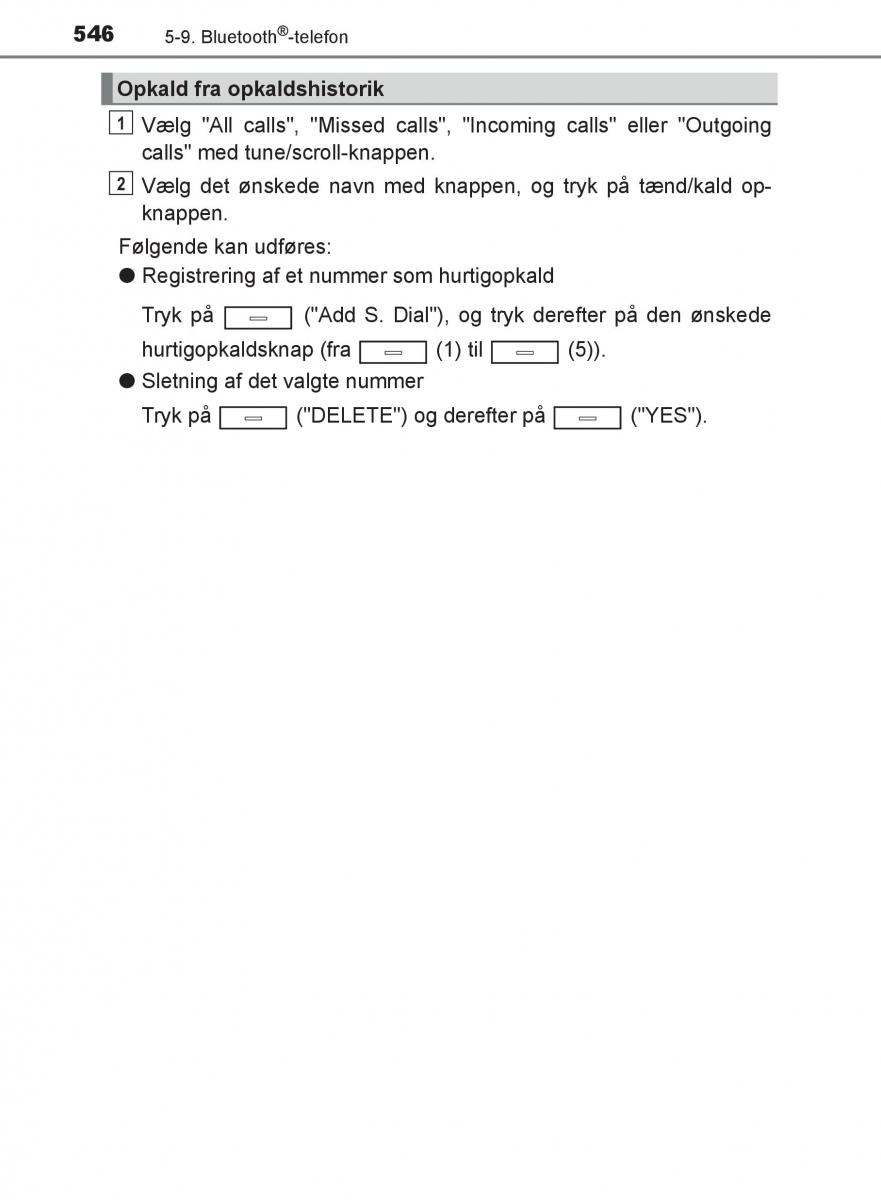 Toyota C HR Bilens instruktionsbog / page 546