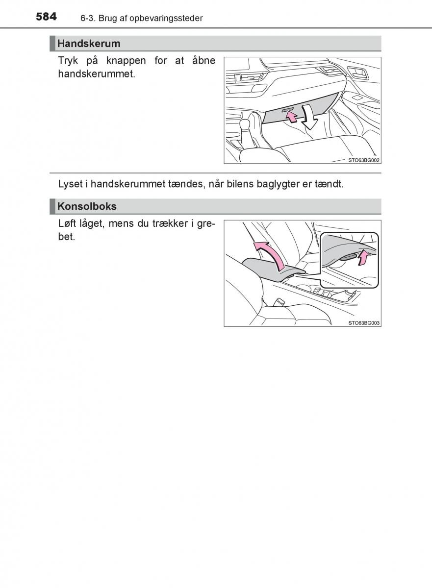 Toyota C HR Bilens instruktionsbog / page 584