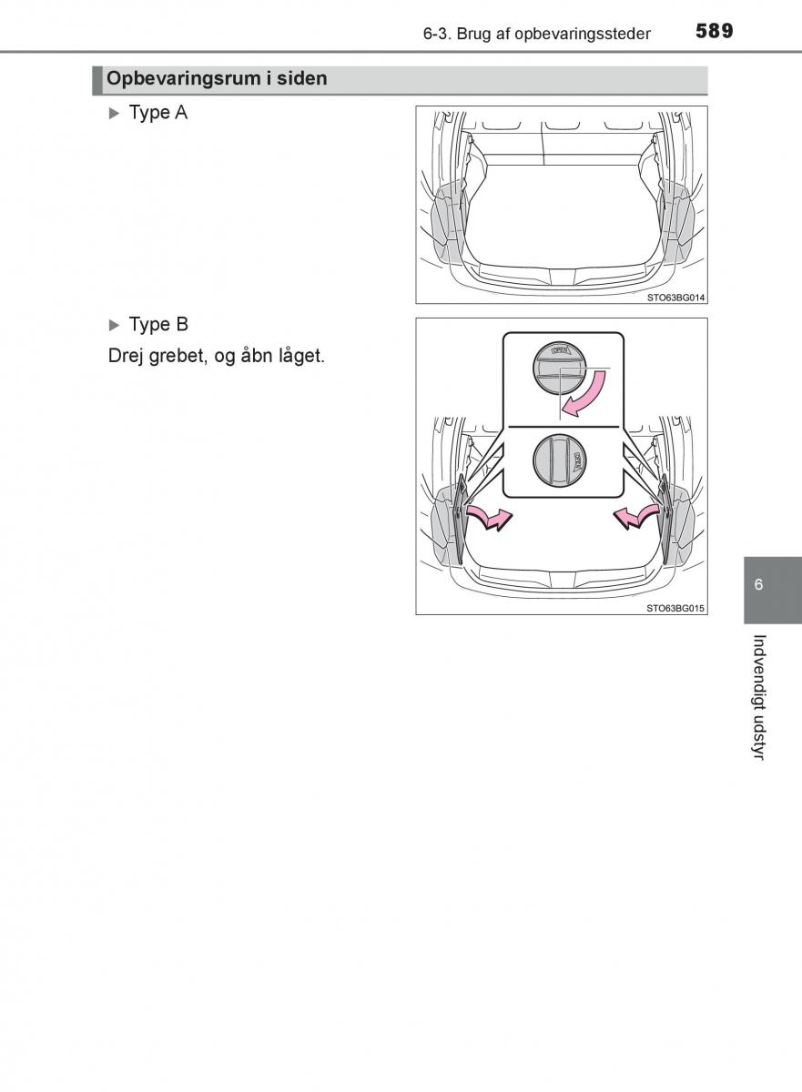 Toyota C HR Bilens instruktionsbog / page 589