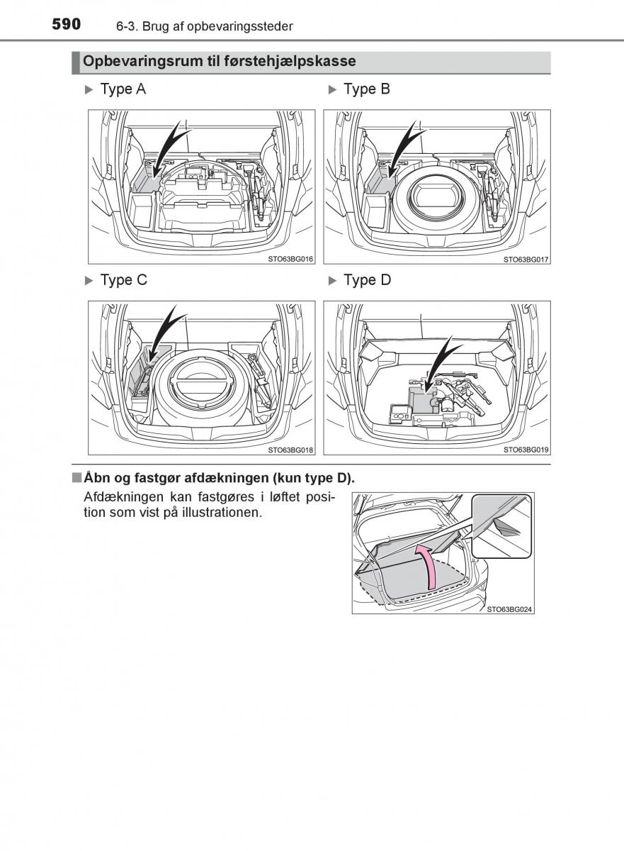 Toyota C HR Bilens instruktionsbog / page 590