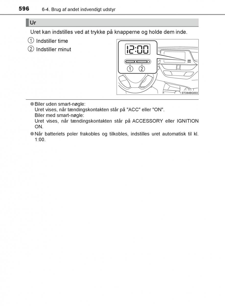 Toyota C HR Bilens instruktionsbog / page 596