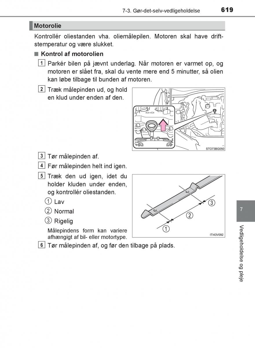 Toyota C HR Bilens instruktionsbog / page 619