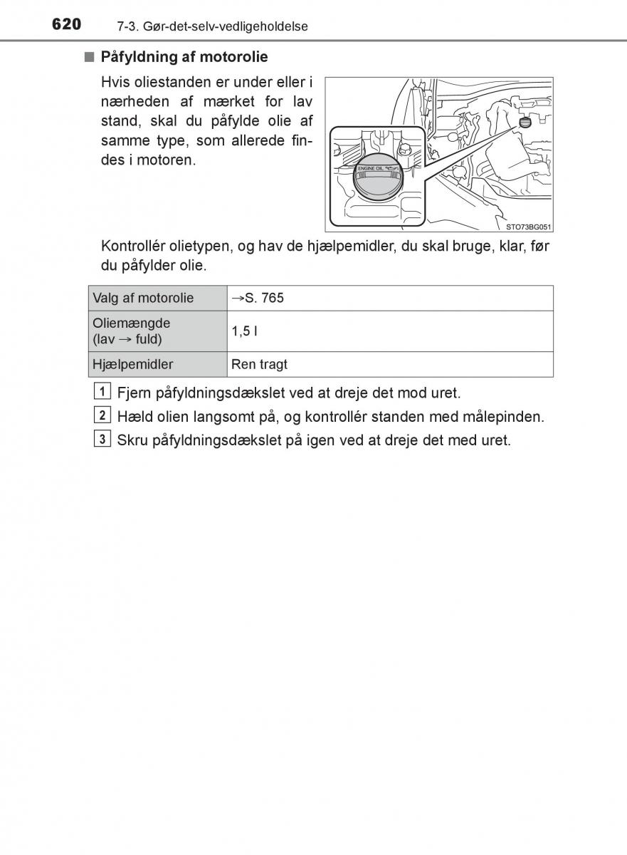 Toyota C HR Bilens instruktionsbog / page 620