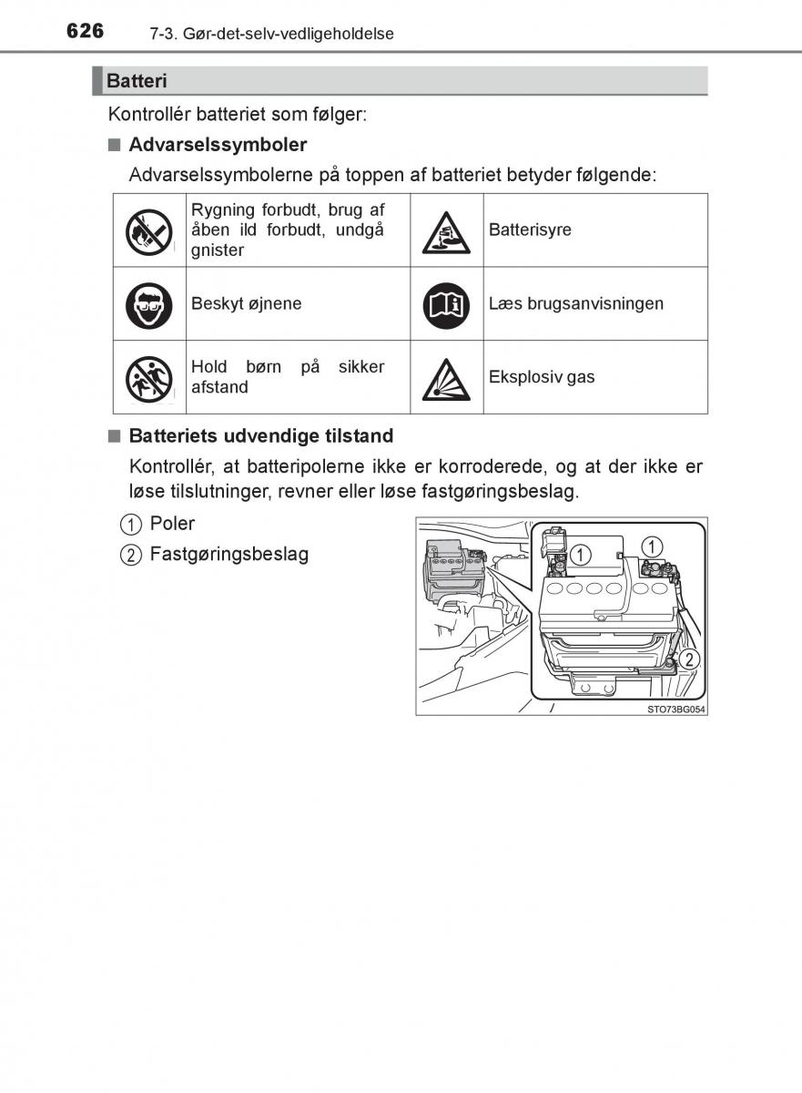 Toyota C HR Bilens instruktionsbog / page 626