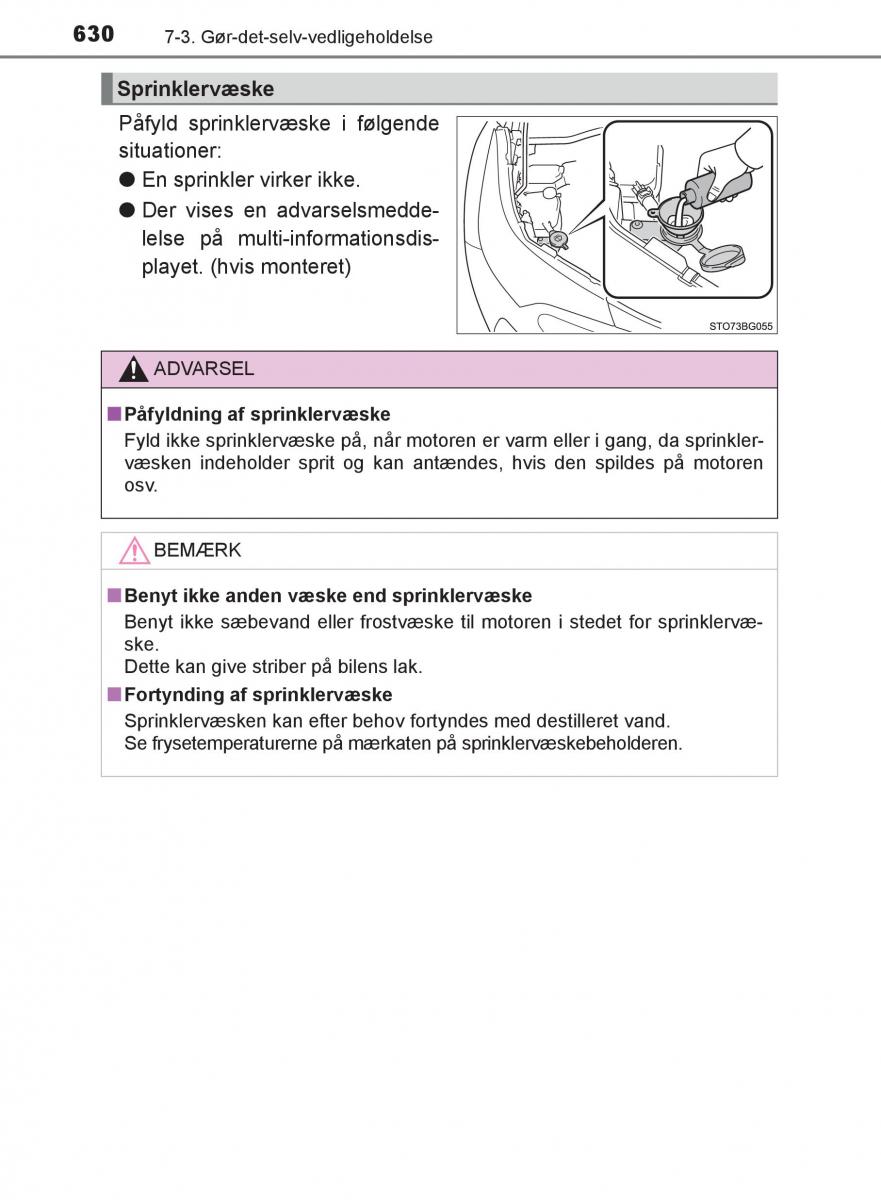 Toyota C HR Bilens instruktionsbog / page 630