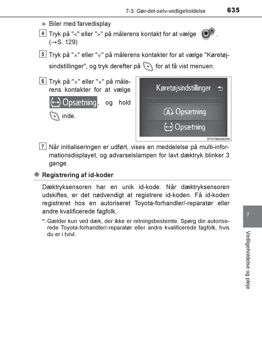 Toyota C HR Bilens instruktionsbog / page 635