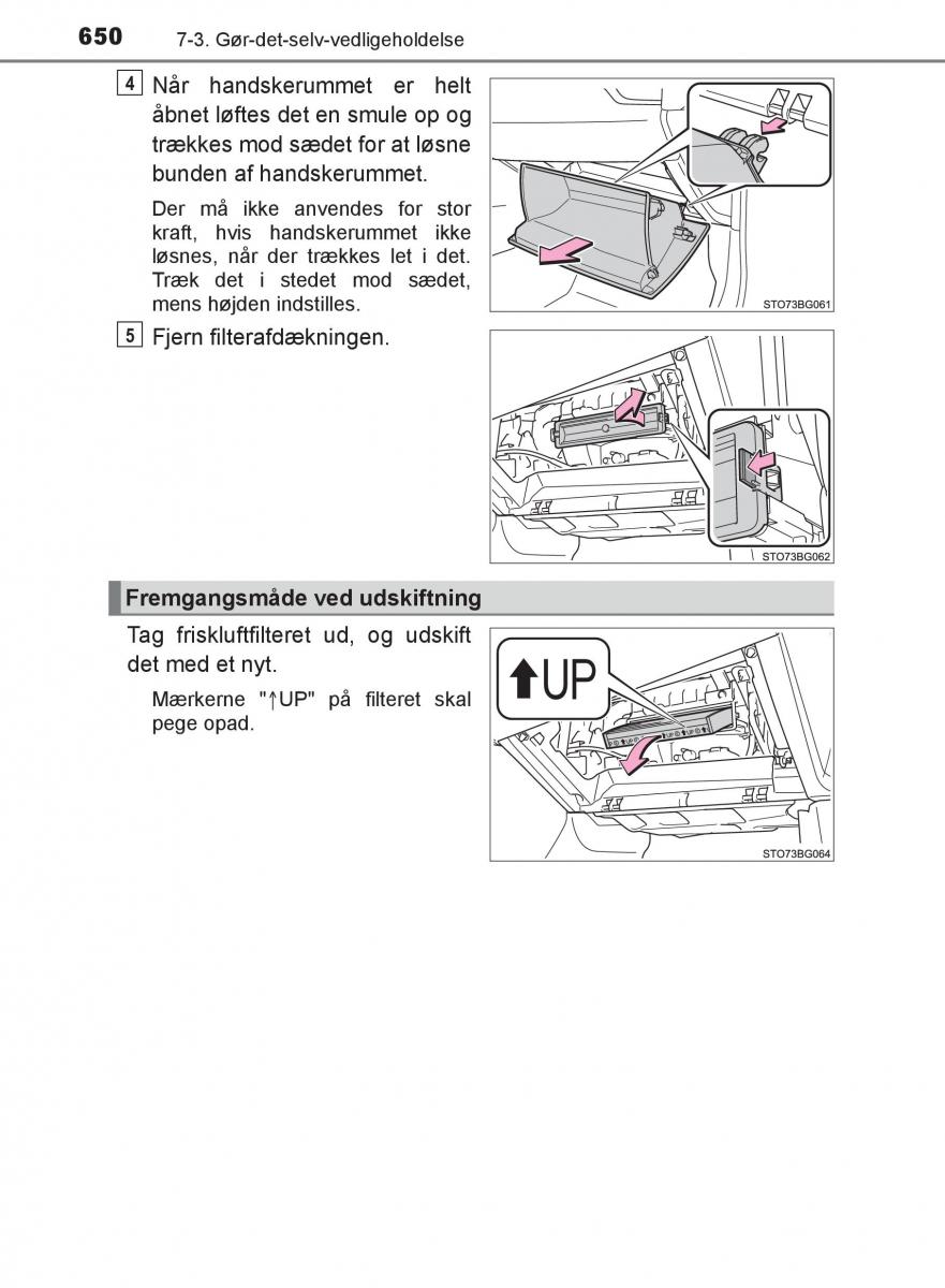 Toyota C HR Bilens instruktionsbog / page 650