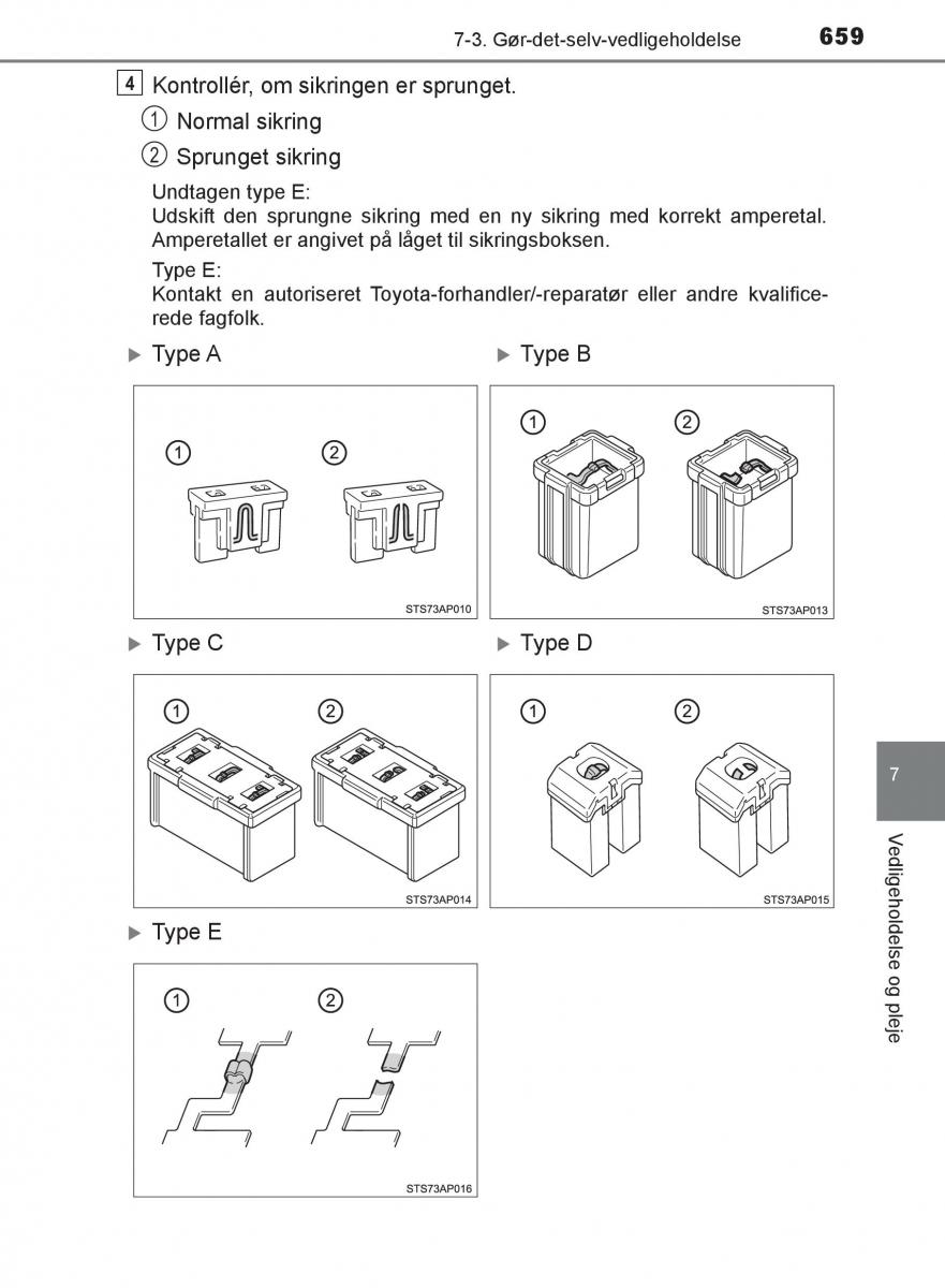 Toyota C HR Bilens instruktionsbog / page 659