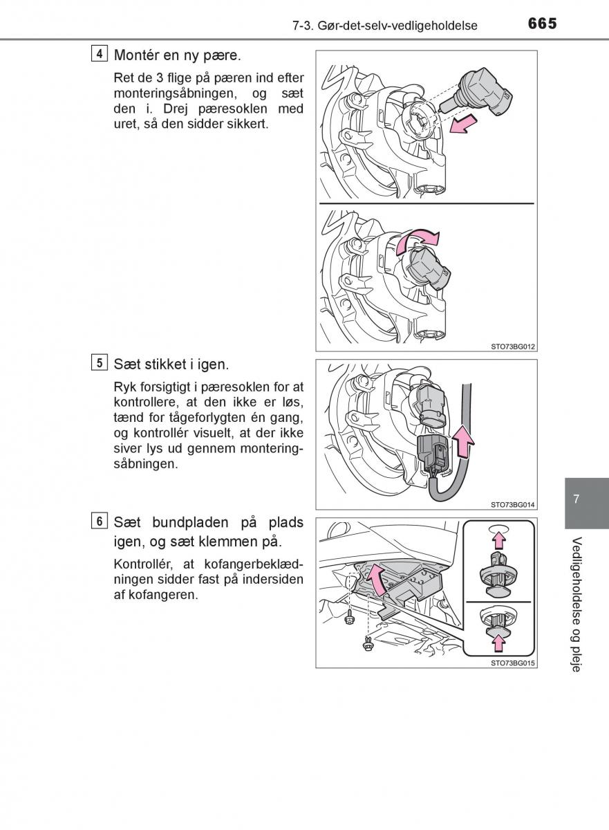 Toyota C HR Bilens instruktionsbog / page 665