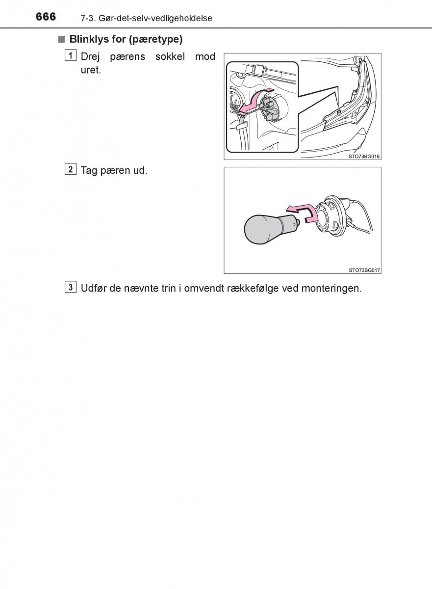 Toyota C HR Bilens instruktionsbog / page 666