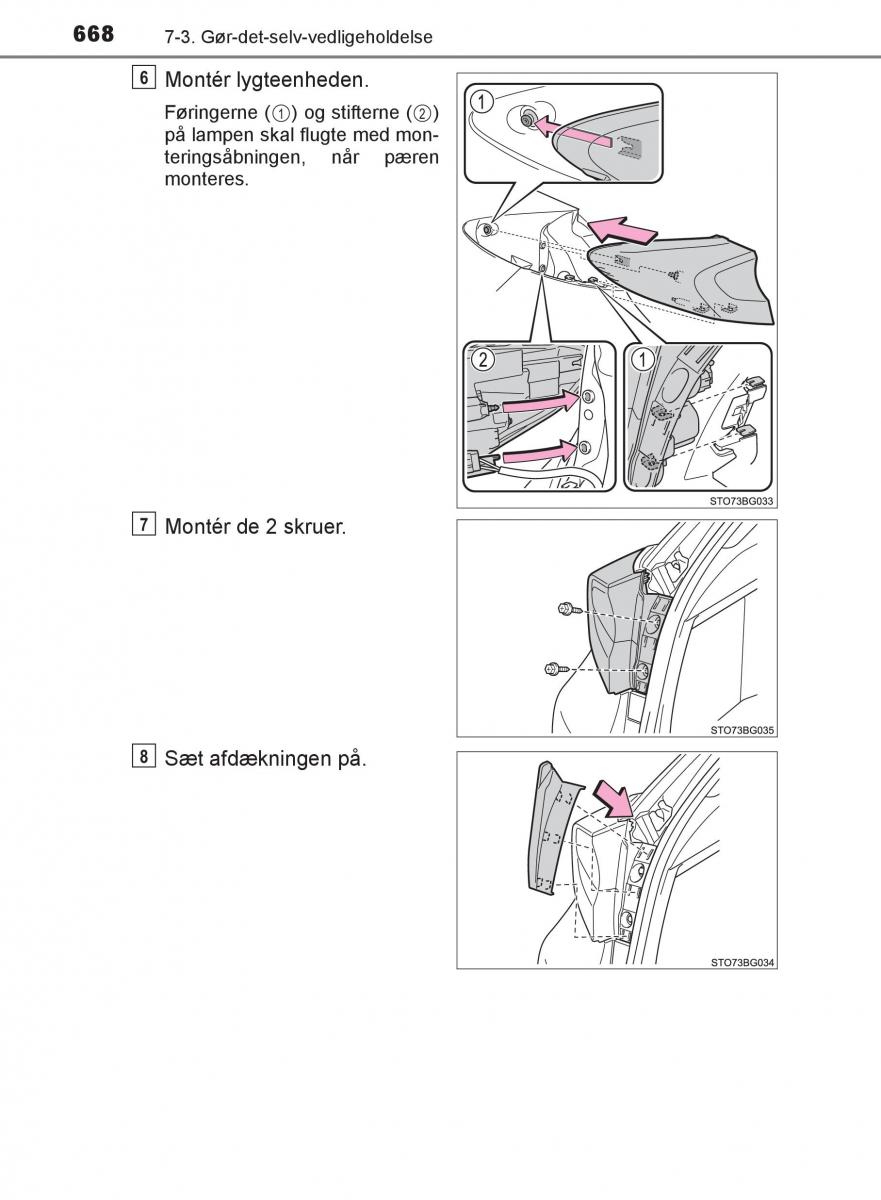 Toyota C HR Bilens instruktionsbog / page 668