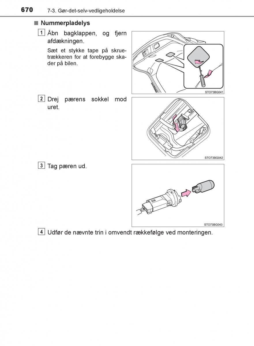 Toyota C HR Bilens instruktionsbog / page 670