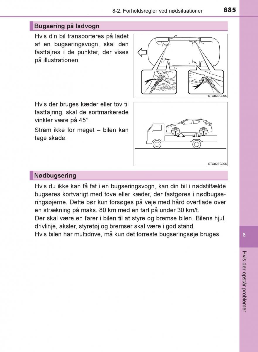 Toyota C HR Bilens instruktionsbog / page 685