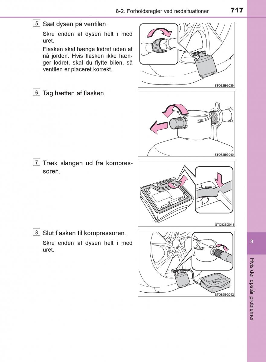 Toyota C HR Bilens instruktionsbog / page 717