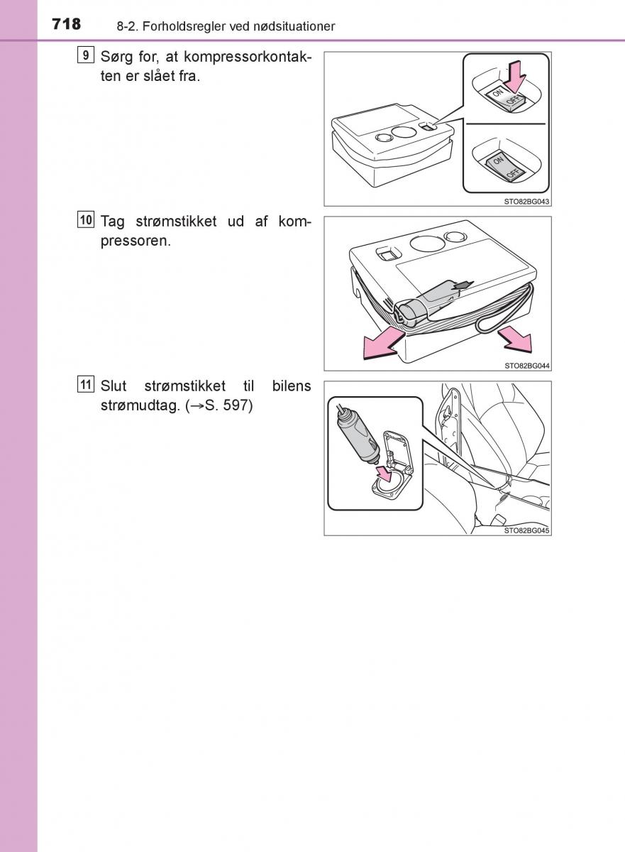 Toyota C HR Bilens instruktionsbog / page 718